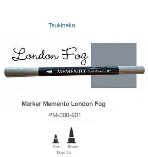 Memento Dual Marker - London Fog