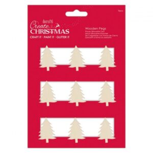 Set 9 carlige decorative natur - Create Christmas - Tree Silhouette