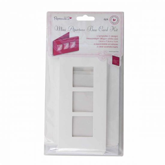 Set 6 felicitari blank si 6 plicuri - decupaj tei patrate
