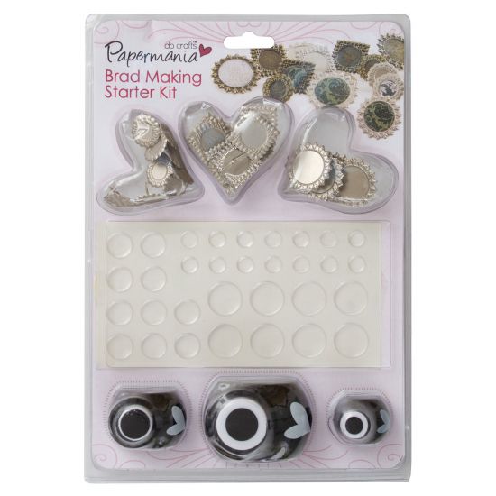 Set creativ agrafe ornamentale - argintiu