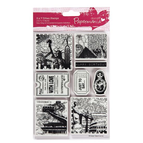 Set stampile silicon - Urban Stamps - Bookprint