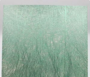 Coala carton A4, 250g, verde metalizat pe fundal alb