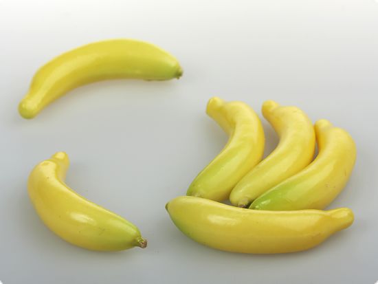 Set 6 banane din polistiren