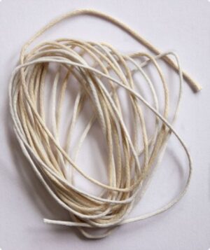 Set 2 fire sfoara de 1 mm, cerata - White/ Light Beige