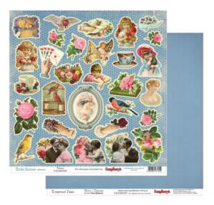 Coala hartie cu 2 fete diferit imprimate, 30,5 x 30,5 cm - Holiday Romance - Mementos