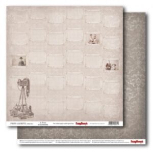 Coala hartie cu 2 fete diferit imprimate, 30,5 x 30,5 cm - Photo Archive In Focus