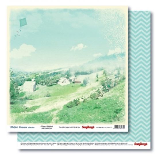 Coala hartie cu 2 fete diferit imprimate, 30,5 x 30,5 cm - Mothers Treasure - Happy Childhood