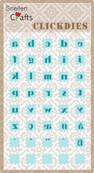 Set 40 matrite Snellen Crafts Click Dies Alphabet-2