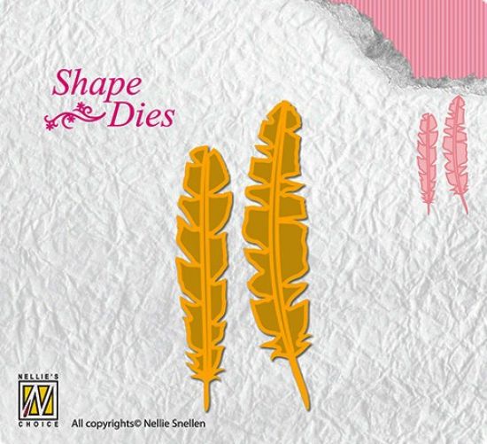 Set 2 matrite Nellies Shape - Feathers