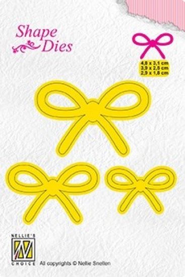 Set 3 matrite Nellies Shape - Bow
