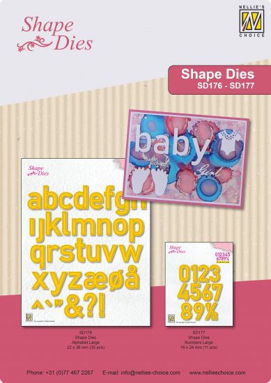 Set 35 matrite Nellies Shape - Alphabet Large