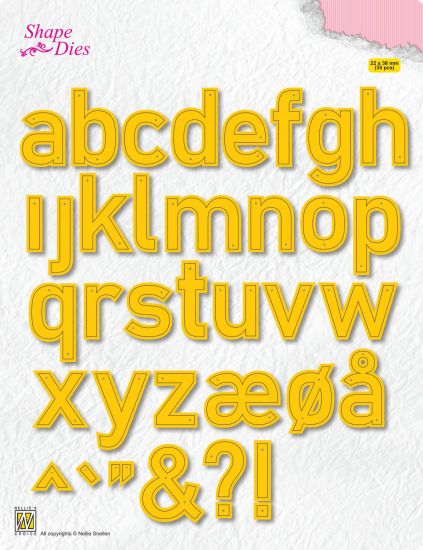 Set 35 matrite Nellies Shape - Alphabet Large