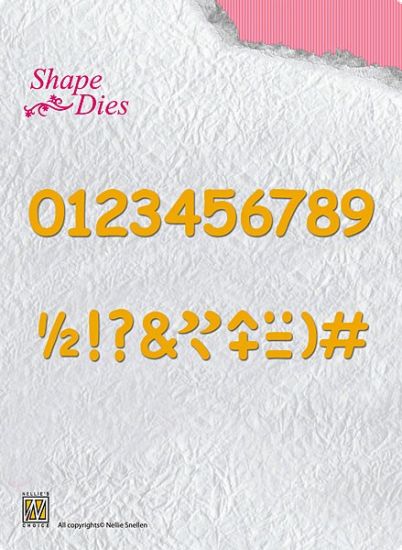 Set 2 matrite Nellies Shape - Numbers, punctuation