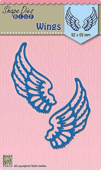 Set 2 matrite Shape Dies Blue - Wings