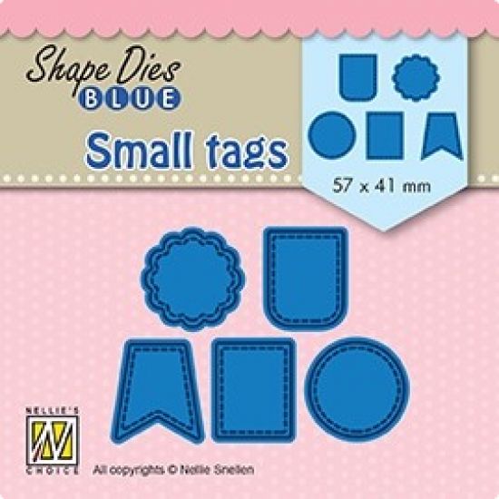 Set 5 matrite Shape Dies Blue - Small-tags
