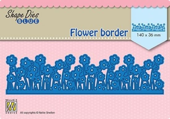 Matrita Shape Dies Blue - Flower border