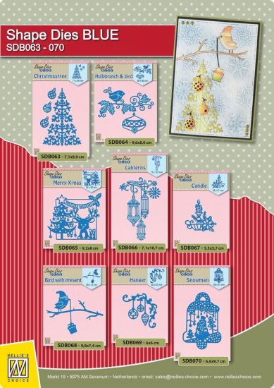 Matrita Shape Dies Blue - Christmas Hanger 2
