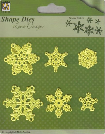 Set 6 matrite Lene Design - Snowflakes
