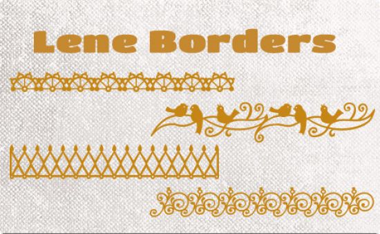 Matrita Lene Design pentru margine - Birds