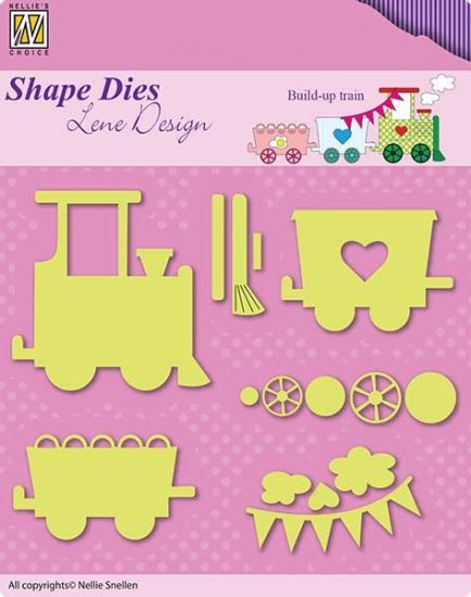 Set 6 matrite Lene Design Build-up - Train
