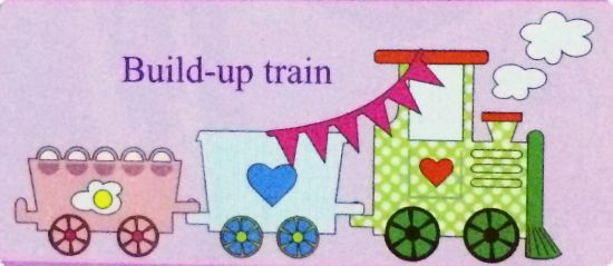 Set 6 matrite Lene Design Build-up - Train