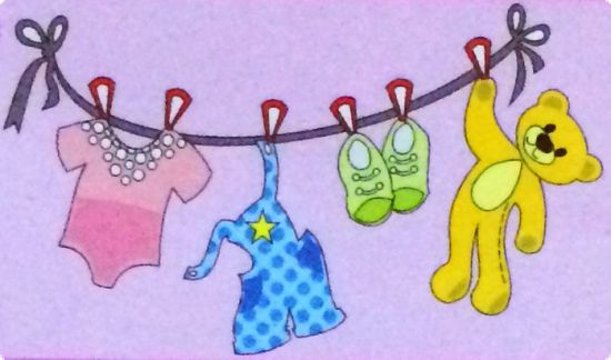 Set 6 matrite Lene Design Build-up - Clothesline