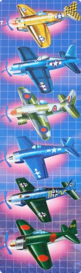 Set 6 avioane 3D puzzle