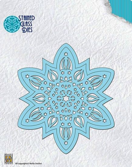 Set 6 matrite Stained Glass - Christmas Star