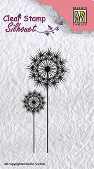 Stampila din silicon - Silhouette - Flower-8