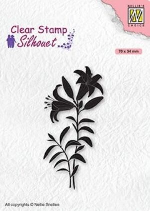 Stampila din silicon - Silhouette - Lily