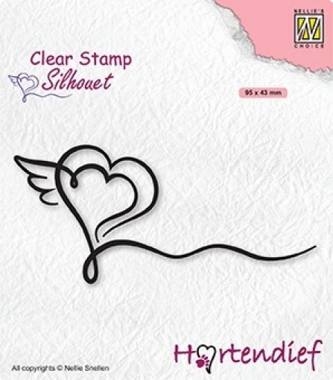 Stampila din silicon - Silhouette - Hearts