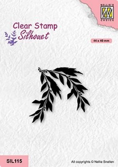 Stampila din silicon - Silhouette - Willow Branch