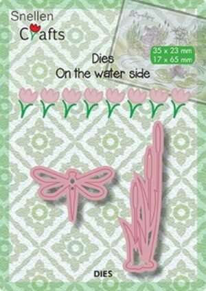 Set 2 matrite Snellen Crafts - On the waterside - Dragonfly & Bulrushes