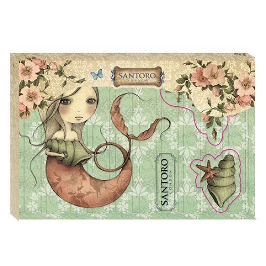 Set 3 stampile din silicon - Mergirl - Santoro Mirabelle
