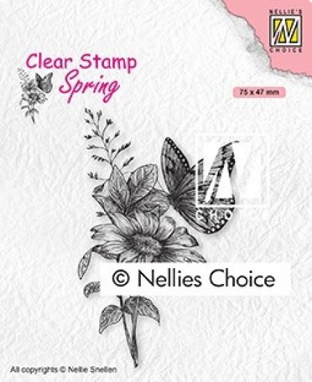 Stampila din silicon - Spring - Butterfly