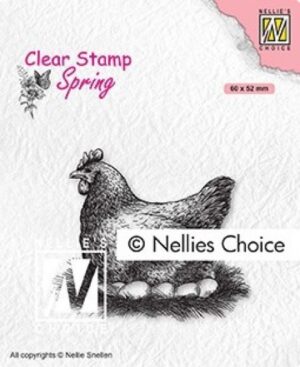 Stampila din silicon - Spring - Mother Hen