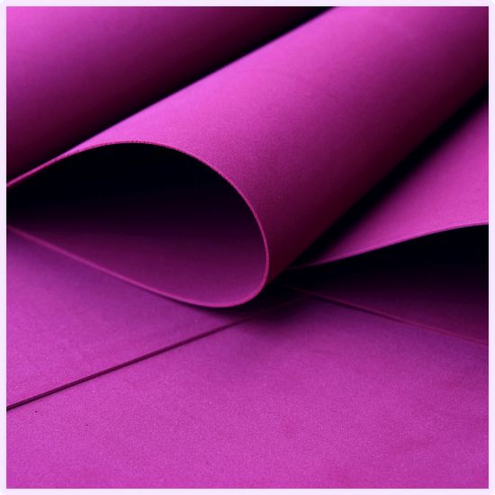 Coala spuma 1 mm tip Foamiran - Ciclam 62