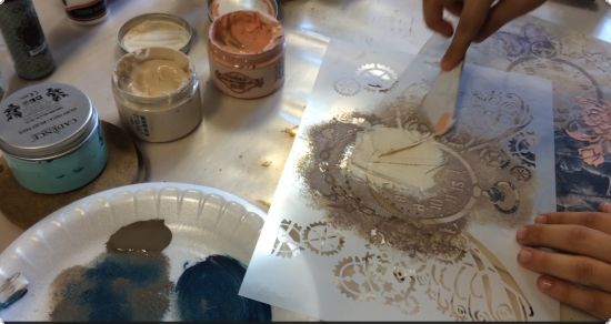 Vopsea pasta - Style Matt Shabby Chic Relief Paste - Baroque Beige
