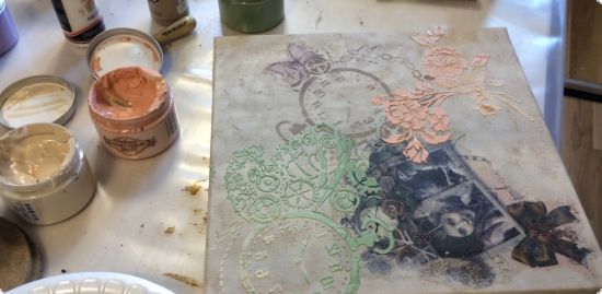 Vopsea pasta - Style Matt Shabby Chic Relief Paste - Baroque Beige