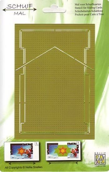 Sablon felicitare Sliding Card - Point