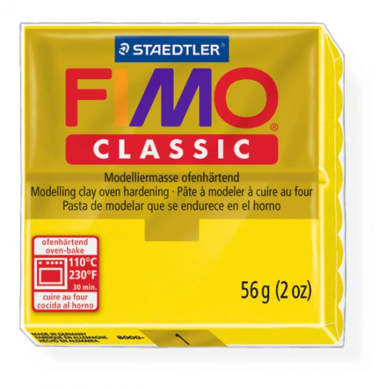 Pasta de modelaj Fimo Classic  56 g - Galben
