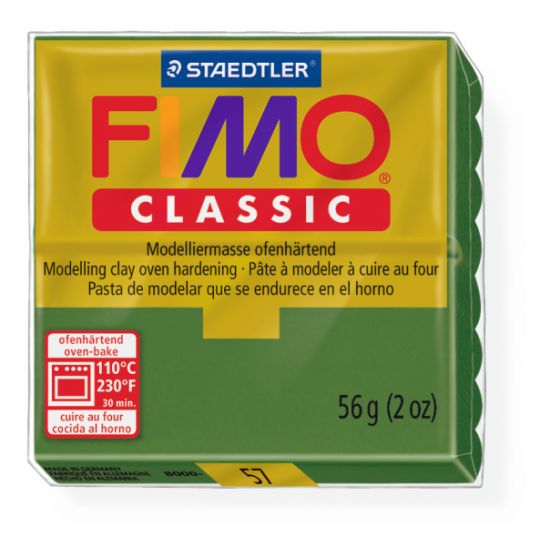 Pasta de modelaj Fimo Classic  56 g - Verde Frunza
