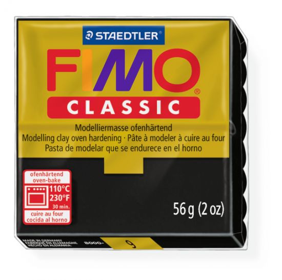 Pasta de modelaj Fimo Classic  56 g - Negru