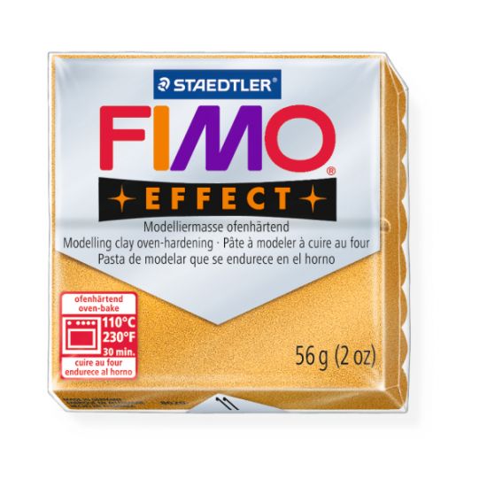 Pasta de modelaj Fimo Effect 56 g - Metall Gold