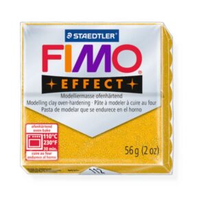Pasta de modelaj Fimo Effect 56 g - Glitter Gold