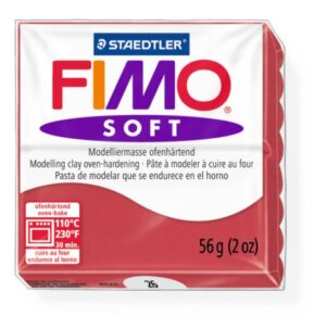 Pasta de modelaj Fimo Soft 56 g - Rosu Cherry