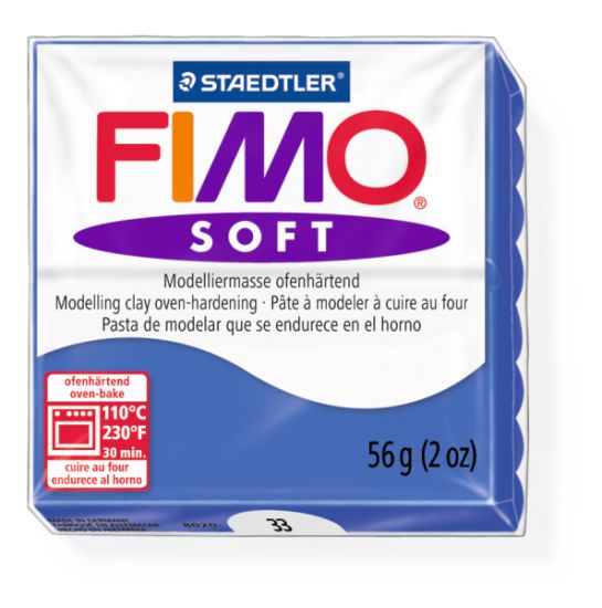 Pasta de modelaj Fimo Soft 56 g - Brilliant Blue