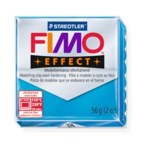 Pasta de modelaj Fimo Effect 56 g - Transparent Albastru