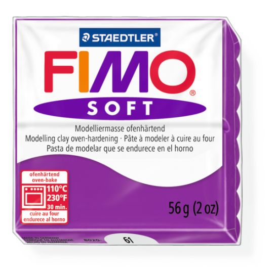 Pasta de modelaj Fimo Soft 56 g - Purple