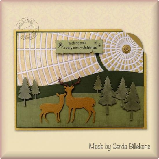 Set 6 matrite Special Card dies - Swing Card